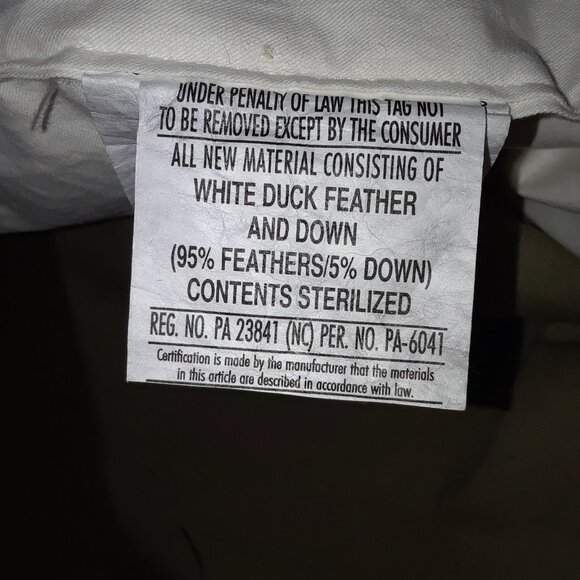 Crate & Barrel Large Circle Stitch Pillow (with Feather/Down insert) - 20 x 20 - Picture 8 of 8